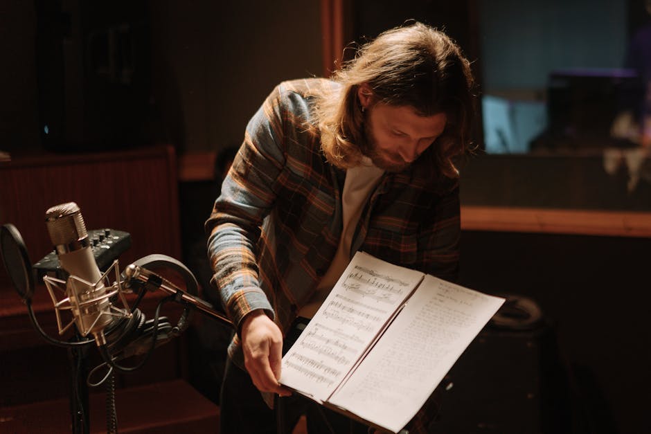 State-of-the-art vocal recording equipment